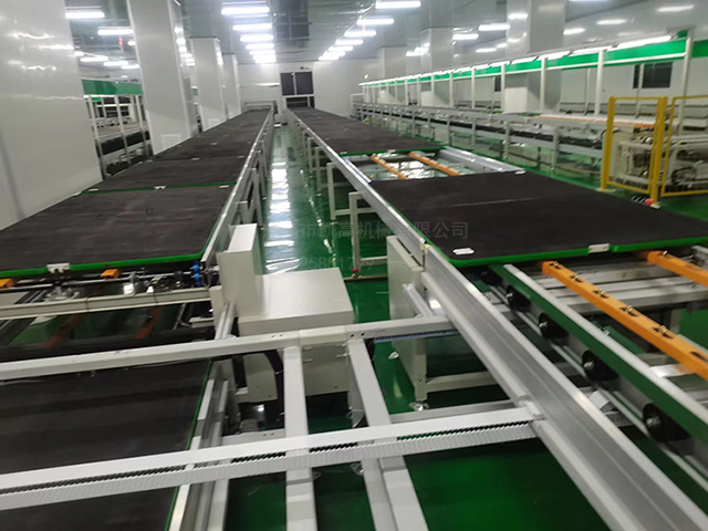 惠州顯示屏雙層倍速鏈組裝線 老化線 顯示（shì）器老化組裝線