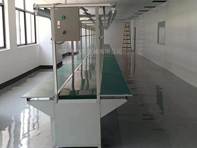 湖北雙邊長條台板皮帶（dài）流水線 防靜電皮帶裝配線（xiàn）