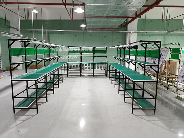 東莞精益管工作台組合生產線 精益管U型生產線
